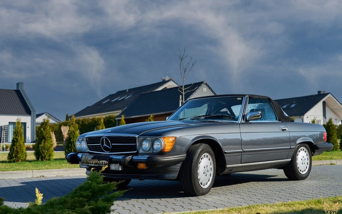 Mercedes-Benz SL cena 119000 przebieg: 166240, rok produkcji 1986 z Słubice małe 596